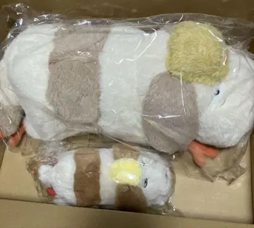 지브리 흰 봉제 인형 사이좋은 오테다마