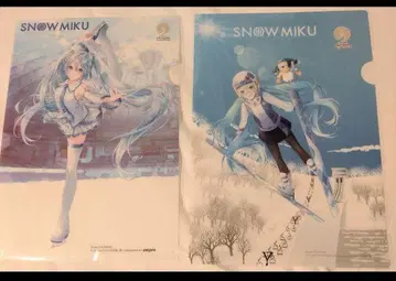 SNOW MIKU 클리어 파일 세트