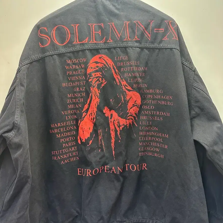 Raf Simons Solemn-X Oversized Denim Jacket | Bunjang Global