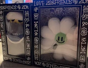 ZO&FRIENDS ZOA A&NE 봉제 인형 키링 2세트
