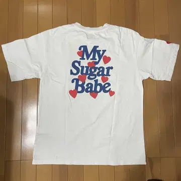 MySugarBabe 로고 하트 티셔츠