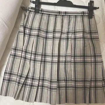 미사용 새상품 이스트보이 울 체크 무늬 스커트