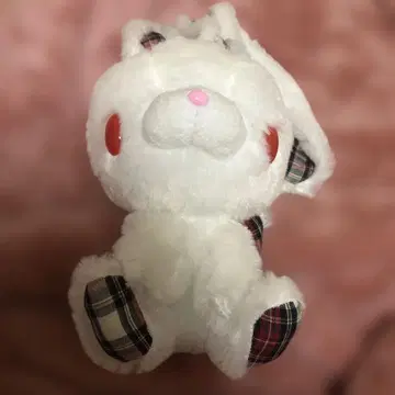 범용 토끼 봉제 인형 야와하다 전개 화이트