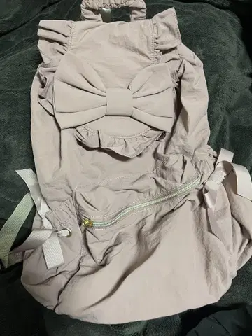 아오키 미사코 시마무라 리본 프릴 백팩 핑크