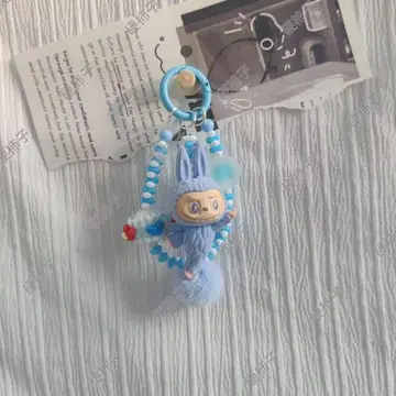 LABUBU 봉제 인형 키링 스트랩