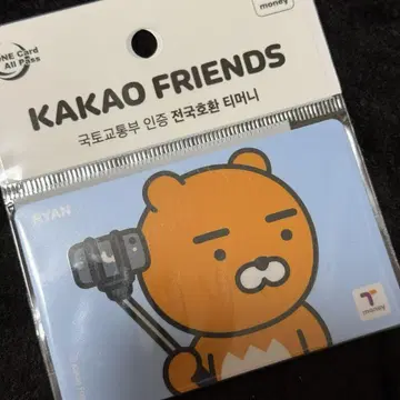 카카오프렌즈 t money card 카드 교통카드 한국 라이언 4