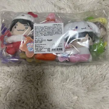 나니와단시 산리오 봉제 인형 7개 세트