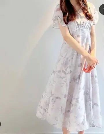 [새상품] MISCH MASCH 미슈마슈 워터 컬러 원피스 꽃무늬