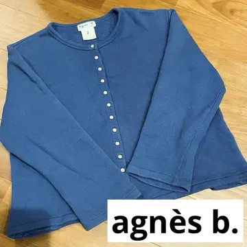 agnes b. 네이비 긴팔 가디건 2 agnes b. 아녜스베
