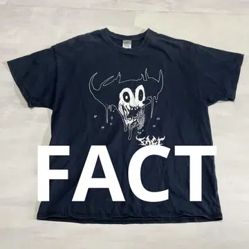 FACT DEVIL 티셔츠 BLACK 팩트 에가와 토시히로 XL
