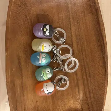 컬러풀 캐릭터 키링 5개 세트