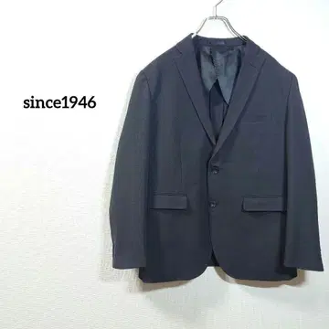 비즈니스 정장 겉옷 다크 그레이 since1946 싱글 블레스트