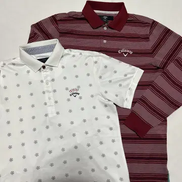 Callaway 캘러웨이 골프 남성용 M 사이즈 피케 셔츠 2세트