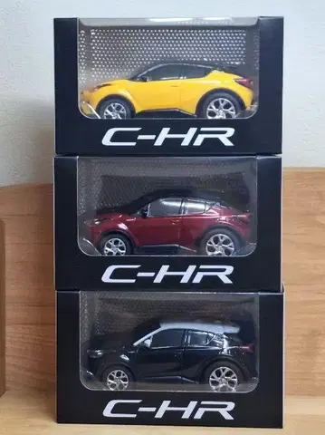 도요타 TOYOTA CHR 투톤 컬러 풀백 미니카