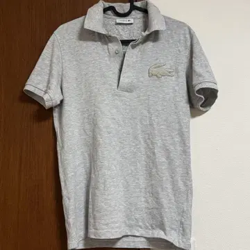 LACOSTE 라코스테 3 그레이 피케 셔츠 원포인트