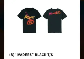 THE PRODIGY IVADERS 티셔츠 L 사이즈 프로디지