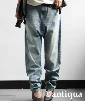 안티카 궁극의 사루엘 팬츠 데님