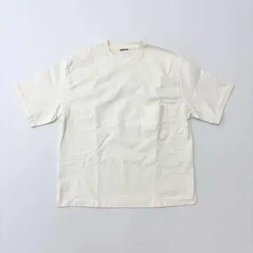 고품질 AURALEE STAND UP TEE 화이트 계열 사이즈 4