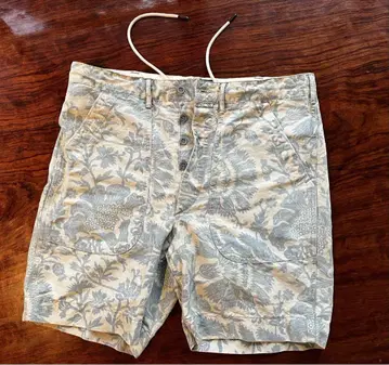 RRL Linen Cotton Aloha Shorts 33