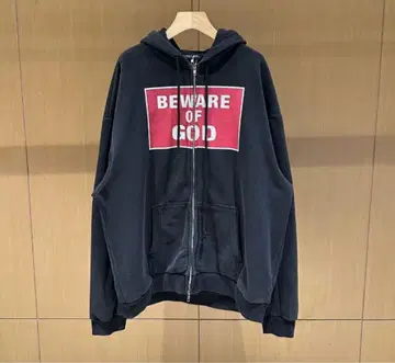 PROJECT G/R BE AWARE OF GOD ZIP HOODIE