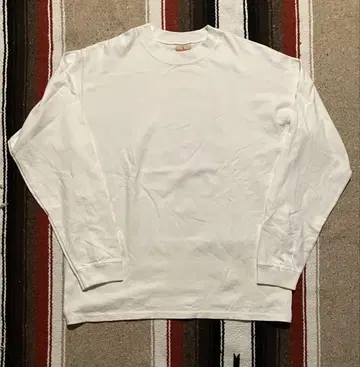 USA 제 GOODWEAR 롱T 화이트 코튼100