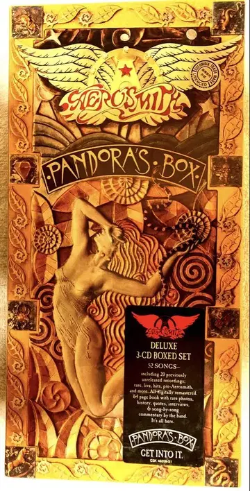 Aerosmith Pandora's Box 한정판 박스 세트 (미개봉)