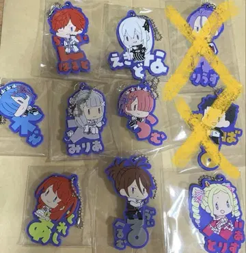 리제로 Re:제로 오나마에피탄코 러버 마스코트 8세트 굿즈