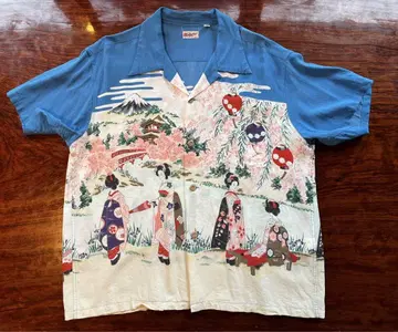 Sun Surf Aloha Shirt Maiko Kimono M