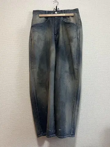 ANCELLM DENIM WIDE SLACKS