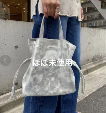 시너리 가죽 복조리 숄더백