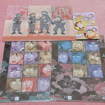 닌타마 란타로 클리어 파일 자수 캔뱃지 타소가레도키