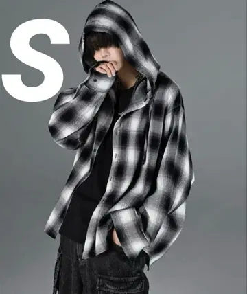 adrer check over size shirt parker
