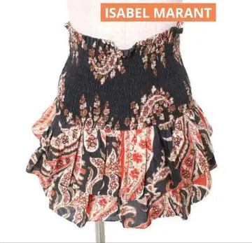 가격 인하 ISABEL MARANT ETOILE 꽃무늬 프릴 스커트