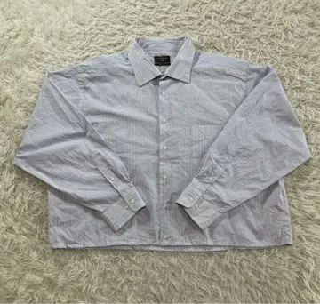 DOCKERS 숏 기장 2XL 긴팔 스트라이프 와이셔츠 포멀 셔츠