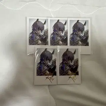 니지산지 코야나기 로우 Dytica 데뷔 굿즈 폴라로이드풍 카드