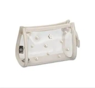 마리콴트 MARY QUANT 클리어 세트 펄 렉탱글 파우치 S