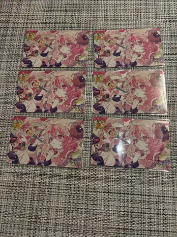 CHUNITHM 마키노 모코 10주년 반짝반짝 Aime 6매 세트