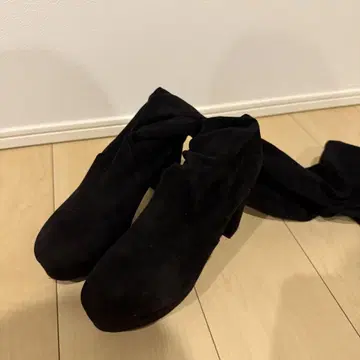 michellMacaron 슬림 레그 니하이 부츠 M