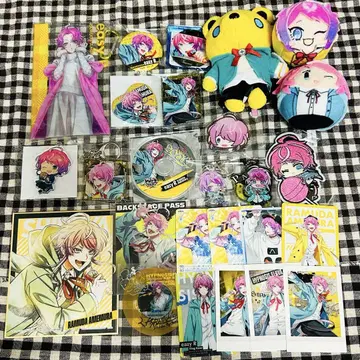 히프노시스 마이크 아메무라 라무다 곰인형 캔뱃지 아크링 키링 파샤코레 등