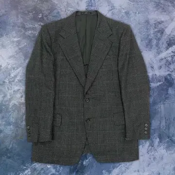 테일러드 자켓 그레이 혼방 수트 vintage 아카이브 그런지