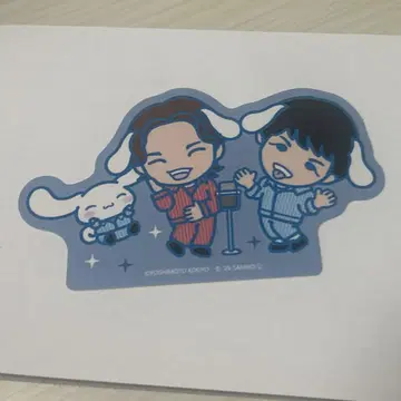 만게키 시나모롤 콜라보 후스야 스티커