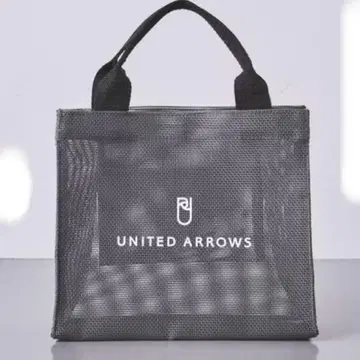 [미사용 새상품] UNITED ARROWS 로고 메쉬 토트백 S