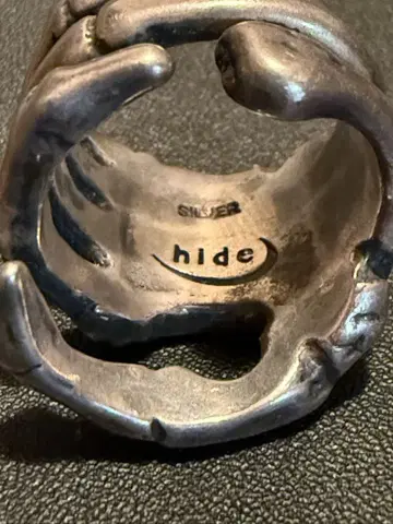 X JAPAN hide ring 반지 silver 실버