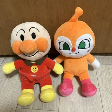 세가 토이즈 호빵맨과 짤랑이 봉제 인형 세트