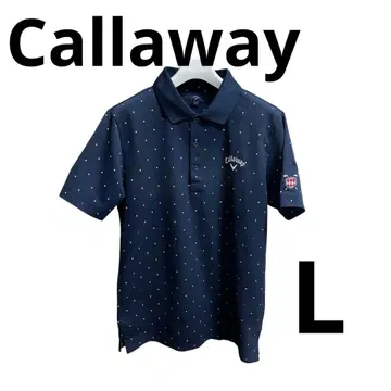[새상품급] Callaway 캘러웨이 남성 의류 골프 피케 셔츠 로고 L