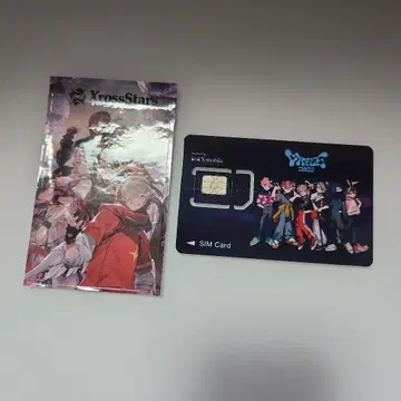 CR 페스 입장 특전 스티커 SIM 카드