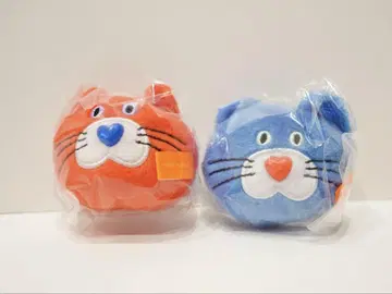 mojojojo 페이스 마스코트 고양이 파랑 빨간색 가챠가챠