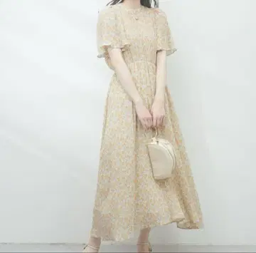 내추럴 꾸뛰르 꽃무늬 원피스 2way