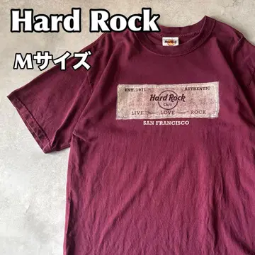 Hard Rock Cafe 티셔츠 구제 의류 M 사이즈