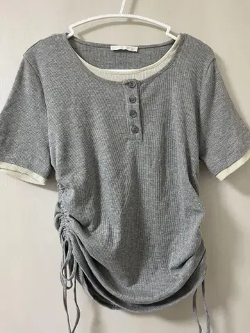 더블 개더 티셔츠 zara